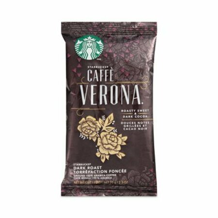 STARBUCKS COFFEE CO Coffee, Caffe Verona, 2.7 oz Packet, 72PK 11018192CT